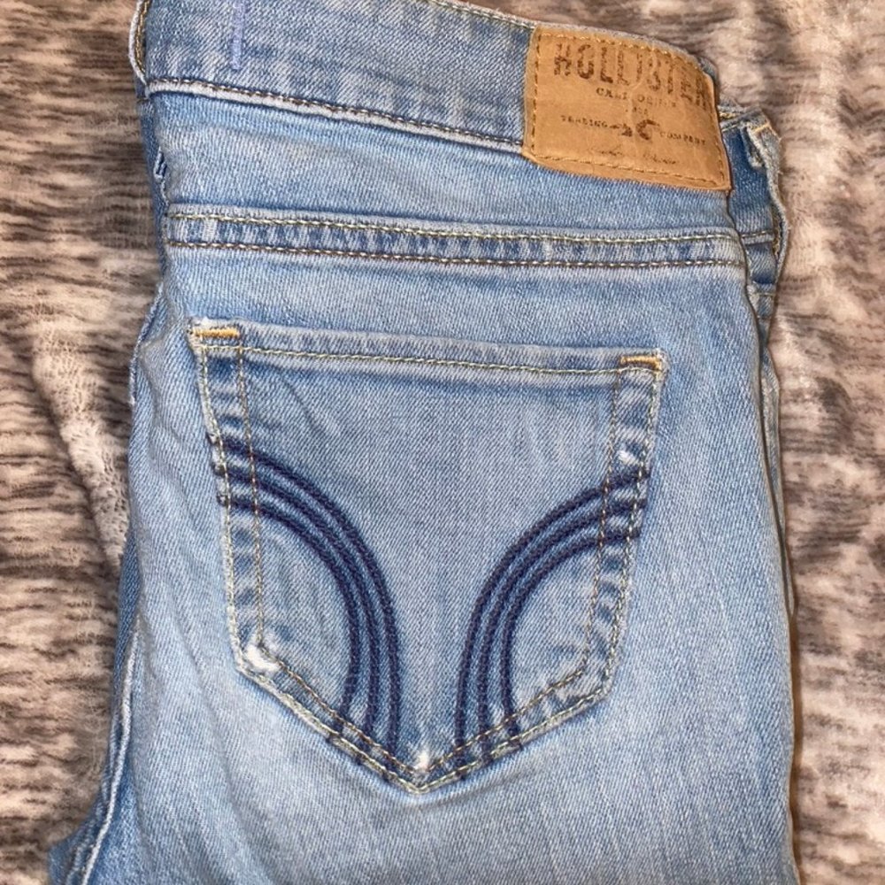 Hollister Lightwash Bootcut Jeans Size 24/Size 0